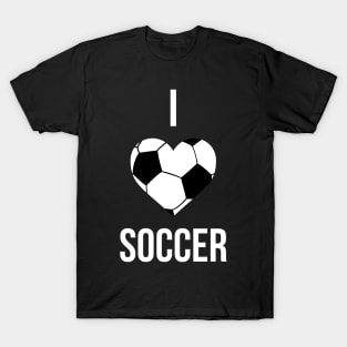 I Love Soccer T-Shirt